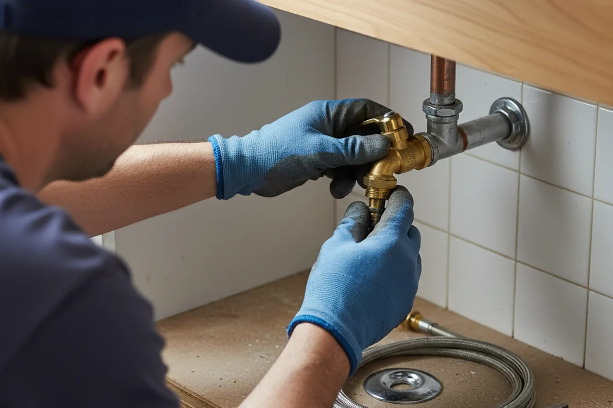 Shutoff valve and fitting work during Repiping in Media